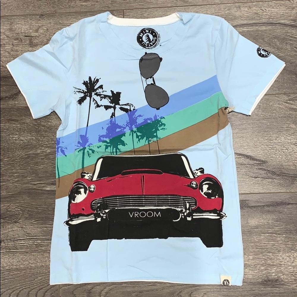 Mini Shatsu Classic Car Tee Sz 8